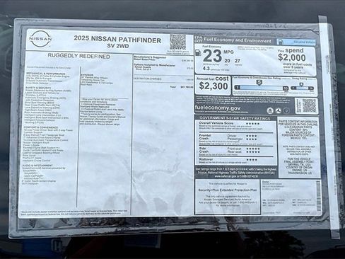 New 2025 Nissan Pathfinder SV image 11