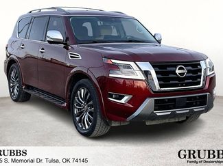 Used 2021 Nissan Armada Platinum w/ Captain's Chairs Package video 1