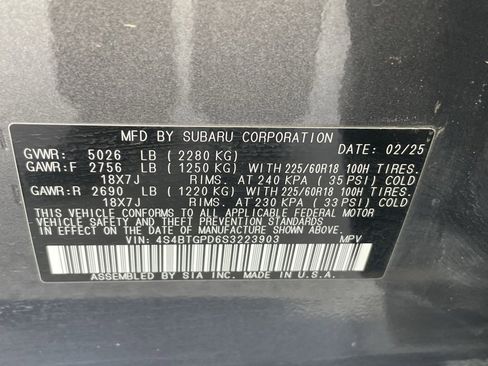 Used 2025 Subaru Outback Touring XT image 36