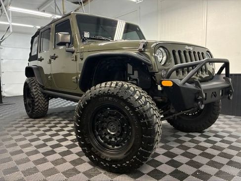 Used 2015 Jeep Wrangler Unlimited Sport w/ Quick Order Package 24S AWD/4WD image 1