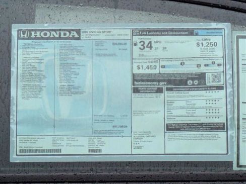 New 2026 Honda Civic Sport image 17