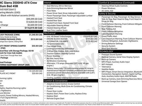 Certified 2025 GMC Sierra 3500 AT4 w/ Technology Package AWD/4WD image 2