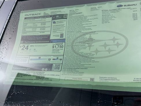 New 2026 Subaru Outback Touring XT image 12