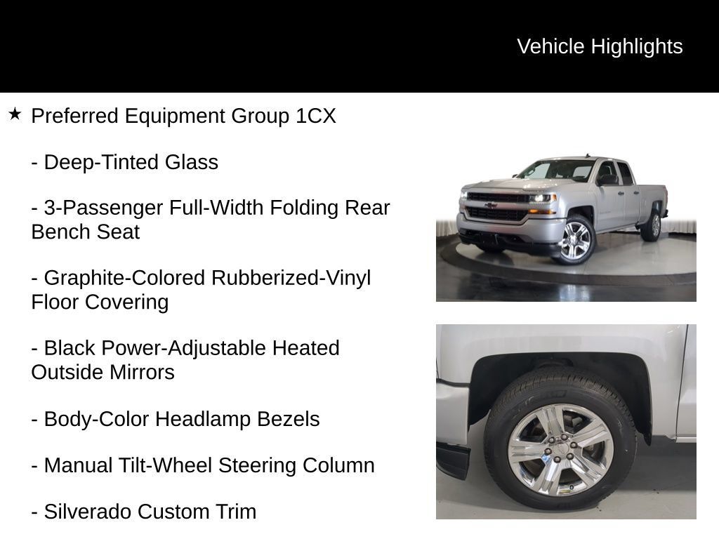 Used 2019 Chevrolet Silverado 1500 Custom w/ Custom Convenience Package AWD/4WD image 7