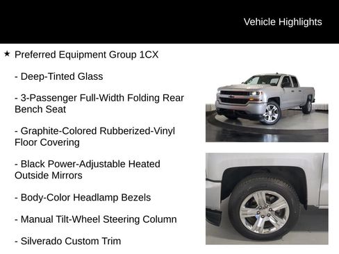 Used 2019 Chevrolet Silverado 1500 Custom w/ Custom Convenience Package AWD/4WD image 7
