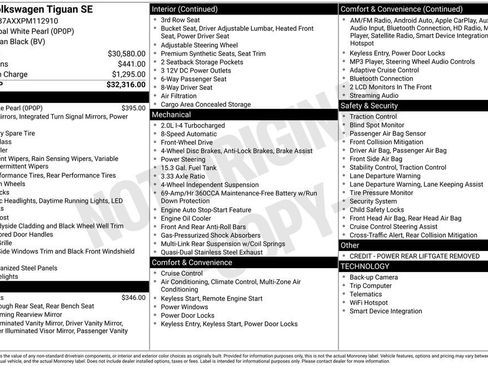 Used 2023 Volkswagen Tiguan SE image 17