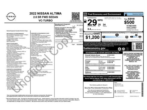 Used 2022 Nissan Altima 2.0 SR FWD image 17