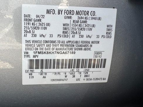 Used 2022 Ford Explorer ST-Line w/ Class IV Trailer Tow Package AWD/4WD image 25