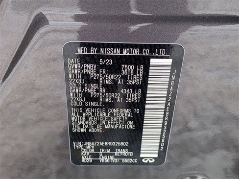 Used 2024 INFINITI QX80 Premium Select w/ Cargo Package image 36