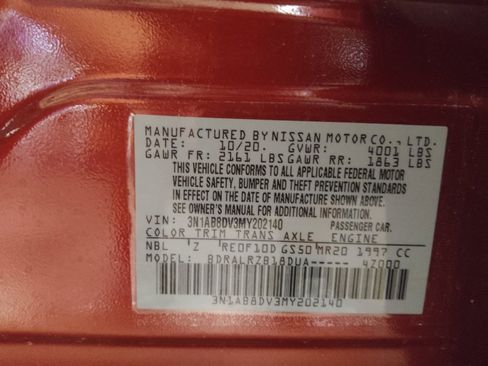 Used 2021 Nissan Sentra SR FWD image 33