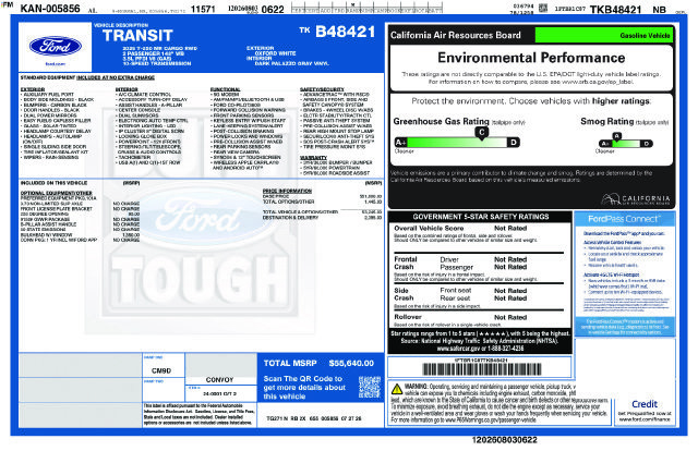 New 2026 Ford Transit 250 148 Medium Roof RWD image 10