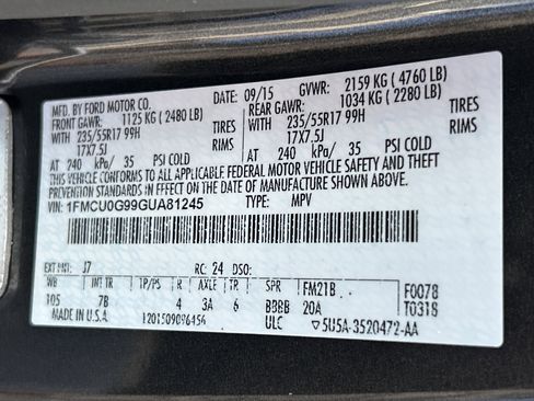 Used 2016 Ford Escape SE image 13