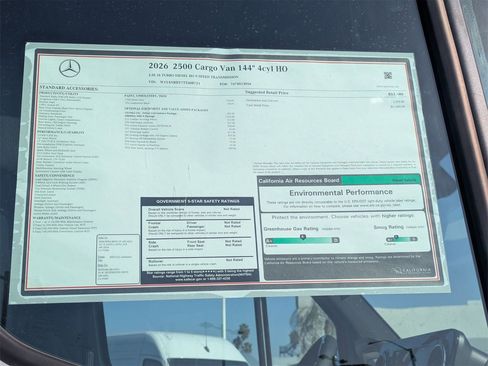 New 2026 Mercedes-Benz Sprinter 2500 image 16