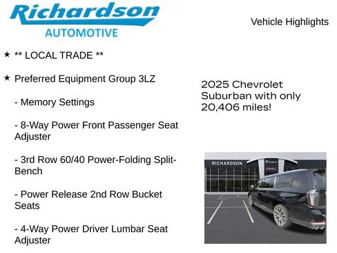Used 2025 Chevrolet Suburban High Country AWD/4WD image 11