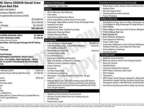 Used 2025 GMC Sierra 2500 Denali w/ Max Trailering Package AWD/4WD image 7