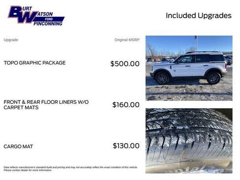 Used 2024 Ford Bronco Sport Big Bend w/ Topo Graphic Package AWD/4WD image 4