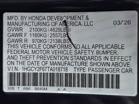 Used 2026 Honda Accord EX-L image 42