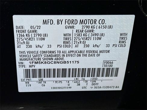 Certified 2022 Ford Explorer ST w/ Equipment Group 401A image 26