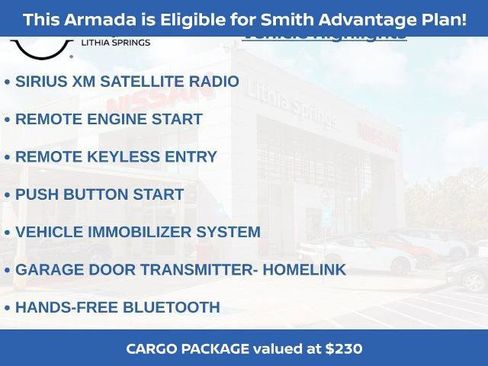 Certified 2024 Nissan Armada SV w/ Cargo Package RWD image 14