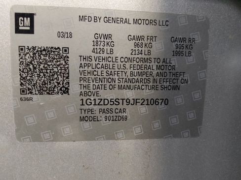 Used 2018 Chevrolet Malibu LT w/ Leather Package image 33