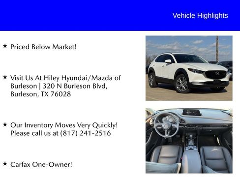 Used 2025 MAZDA CX-30 AWD 2.5 S w/ Premium Package image 10