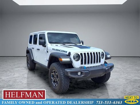 Used 2023 Jeep Wrangler Unlimited Rubicon 4xe w/ Cold Weather Group AWD/4WD image 1