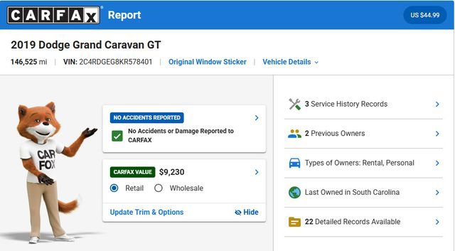 Used 2019 Dodge Grand Caravan GT FWD image 46