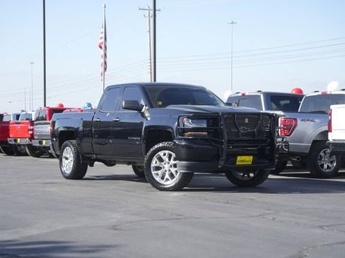 Used 2017 Chevrolet Silverado 1500 Custom w/ LPO, Black Pack image 2