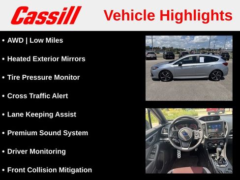 Used 2020 Subaru Impreza 2.0i Sport w/ Popular Package #2 AWD/4WD image 7