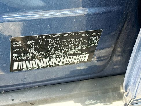Used 2019 Subaru Outback 3.6R Limited AWD/4WD image 44