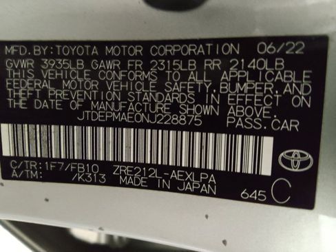 Used 2022 Toyota Corolla LE FWD image 33