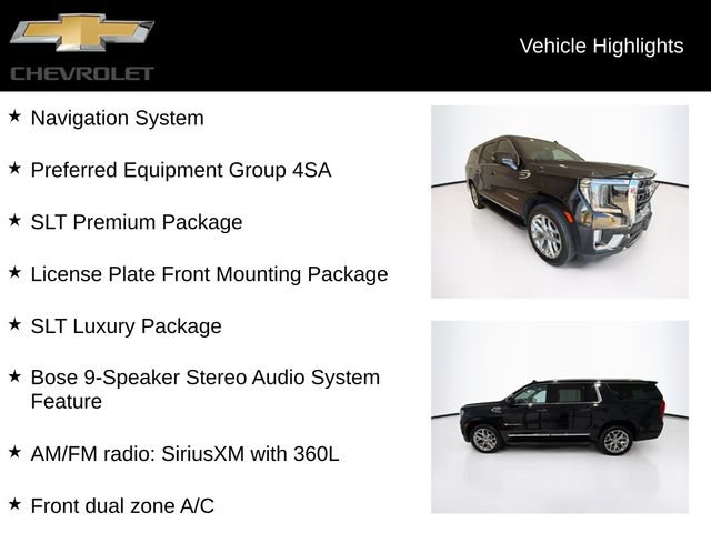 Used 2022 GMC Yukon XL SLT w/ SLT Premium Package AWD/4WD image 5