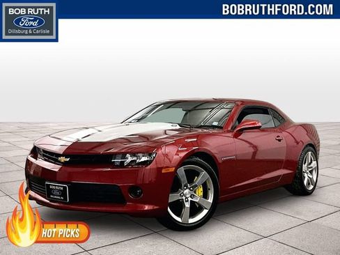 Used 2015 Chevrolet Camaro LT w/ White Rally Stripe Package RWD image 1