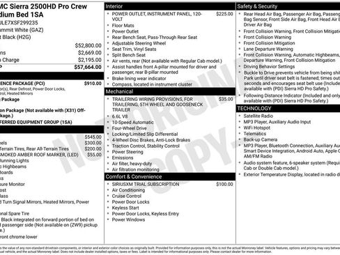 Certified 2025 GMC Sierra 2500 Pro w/ Convenience Package AWD/4WD image 38