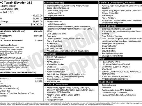 Used 2026 GMC Terrain Elevation w/ Elevation Premium Package AWD/4WD image 4