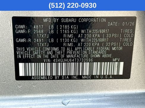 New 2026 Subaru Crosstrek 2.5i Wilderness image 40