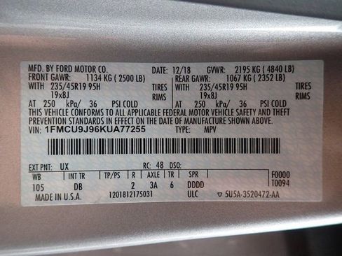 Used 2019 Ford Escape Titanium AWD/4WD image 11