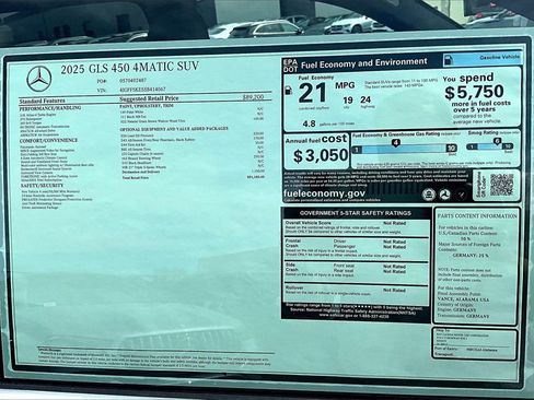 New 2025 Mercedes-Benz GLS 450 4MATIC image 13