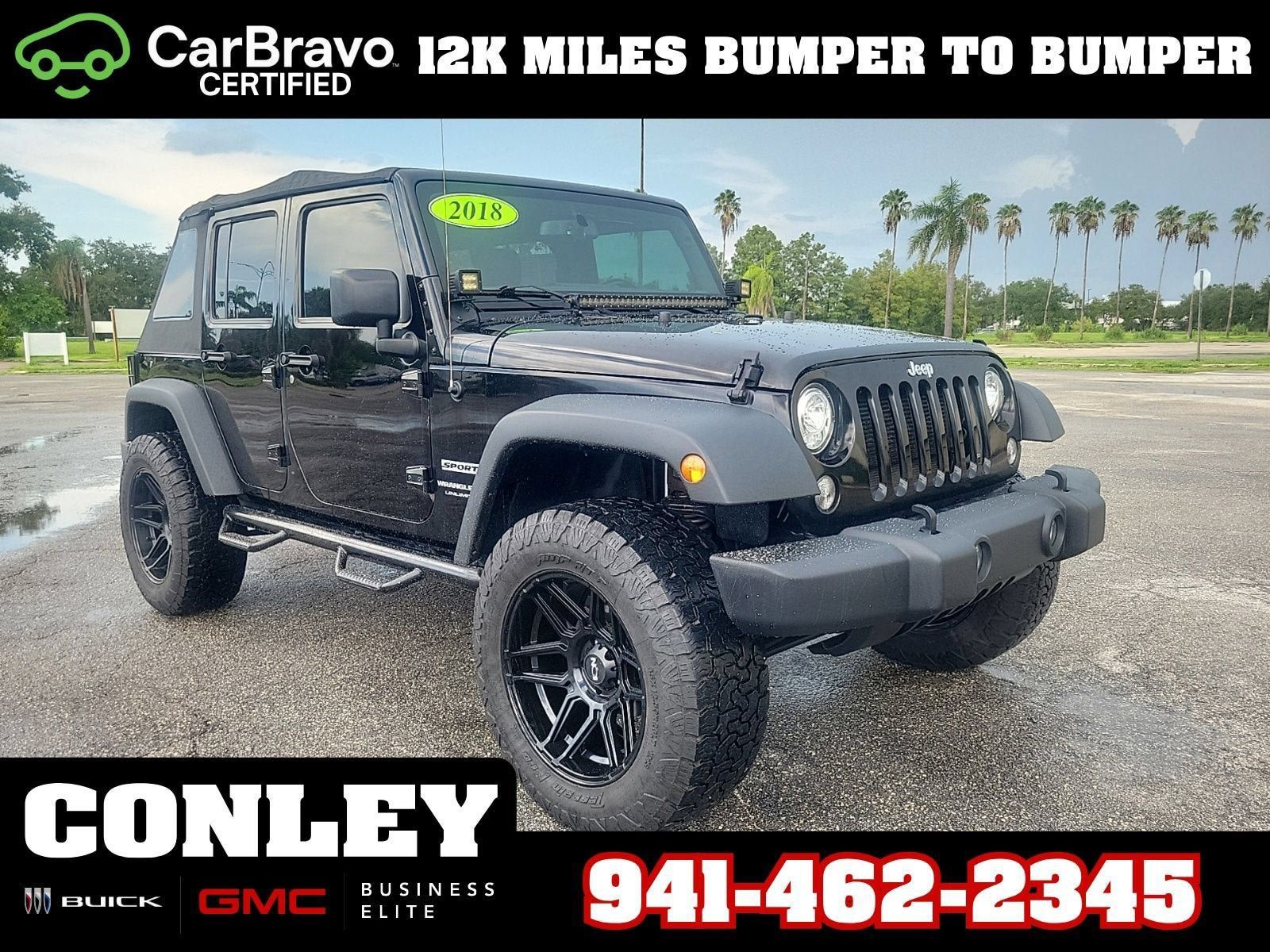 Used 2018 Jeep Wrangler Unlimited Sport S AWD/4WD image 1