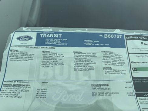 New 2024 Ford Transit 150 XL image 12