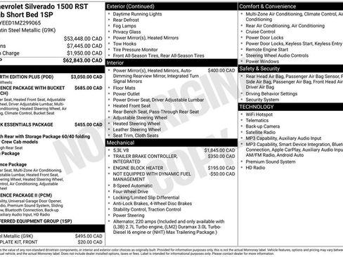 Used 2021 Chevrolet Silverado 1500 RST w/ True North Edition Plus AWD/4WD image 36