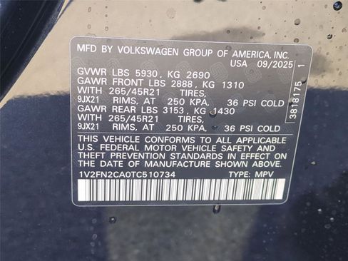 New 2026 Volkswagen Atlas SEL Premium R-Line image 25