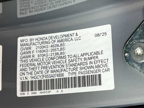 Used 2025 Honda Accord EX-L image 32