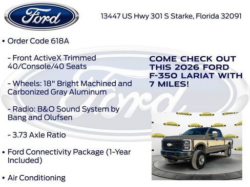 New 2026 Ford F350 Lariat image 20