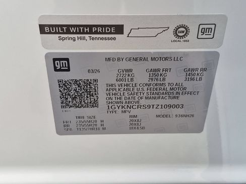 Used 2026 Cadillac XT5 Premium Luxury w/ LPO, ONYX Package FWD image 27