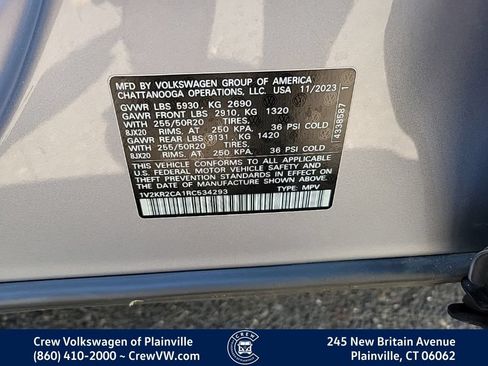 Certified 2024 Volkswagen Atlas SE AWD/4WD image 35