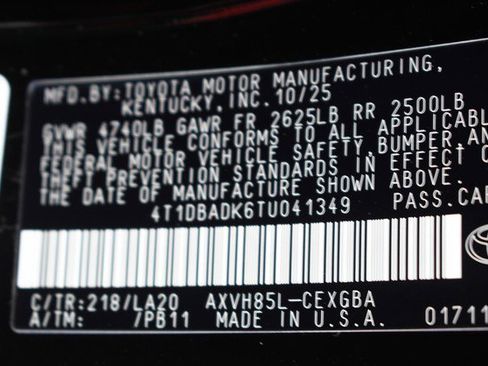 New 2026 Toyota Camry XLE image 15