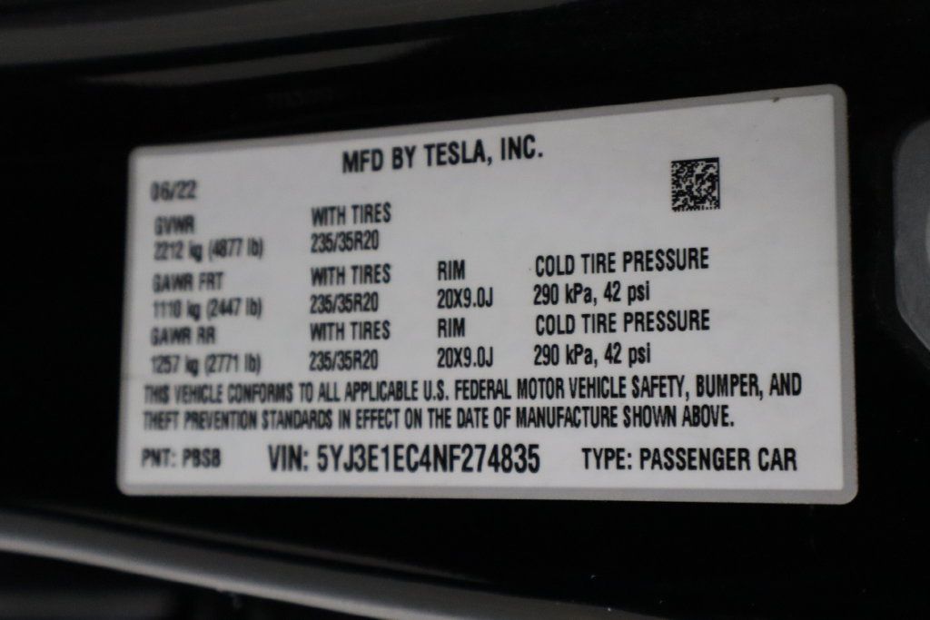 Used 2022 Tesla Model 3 Performance AWD/4WD image 43