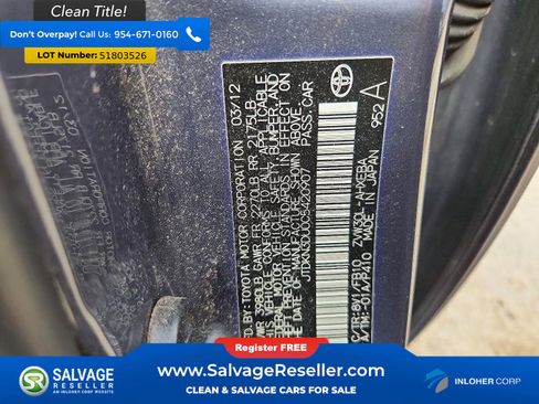 Used 2012 Toyota Prius Three w/ Preferred Accessory Pkg FWD image 17