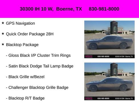 Used 2023 Dodge Challenger R/T w/ Blacktop Package RWD image 10